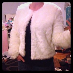 Kardashian Kollection sz xs Fur Coat